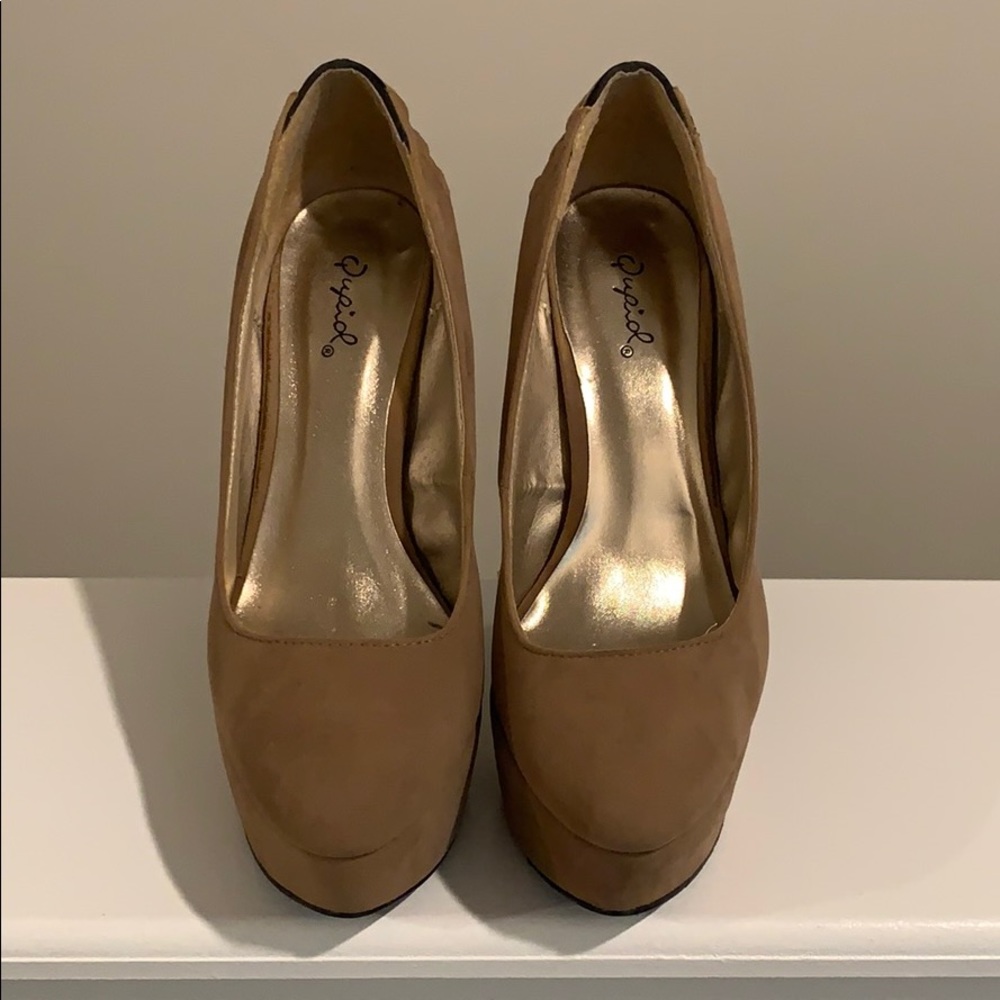 Qupid Wedged Pumps